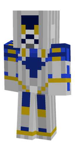 Blue skin: body, front render