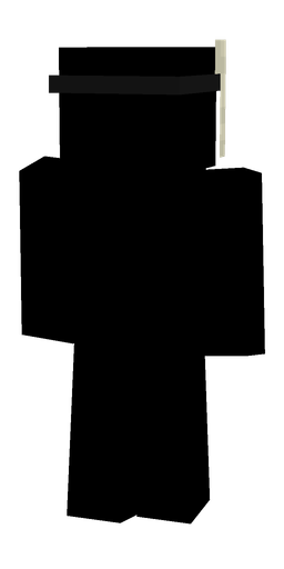 Black skin: body, back render