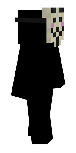 Black skin: body, right side render