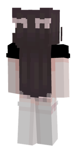 Black skin: body, back render