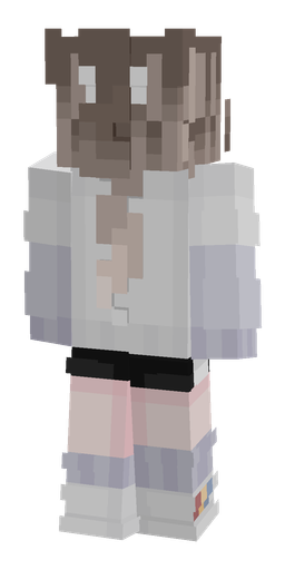 Blue skin: body, back render