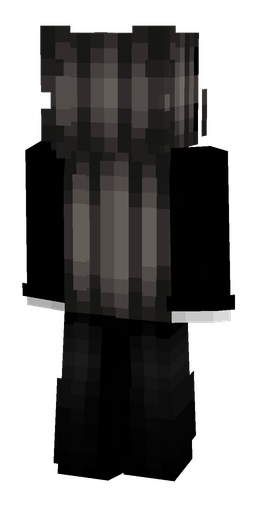 Black skin: body, back render