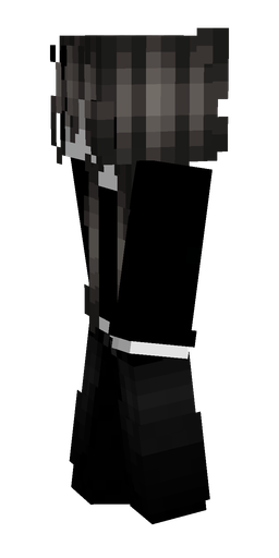 Black skin: body, left side render