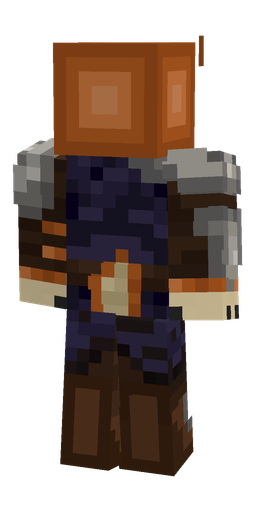 Brown skin: body, back render