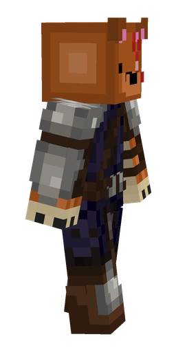 Brown skin: body, right side render