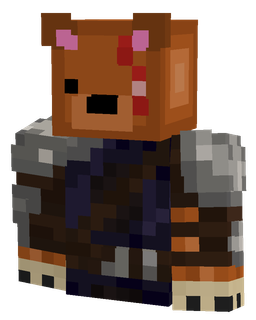 Brown skin: bust render