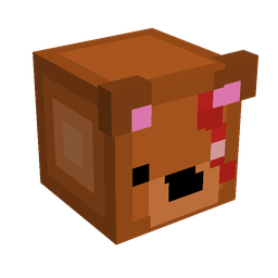 Brown skin: head render