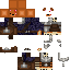 Brown skin: raw texture render