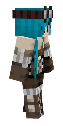 Blue skin: body, right side render