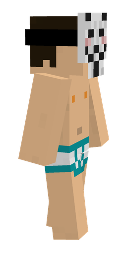 Black skin: body, right side render