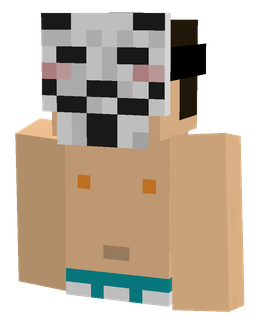 Black skin: bust render
