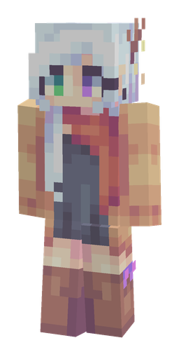Blue skin: body, front render