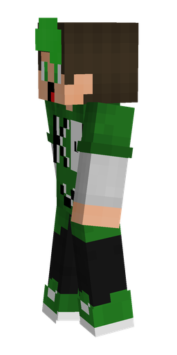 Black skin: body, left side render