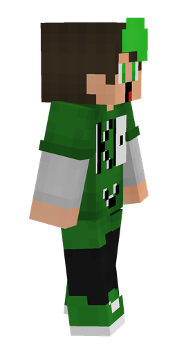 Black skin: body, right side render