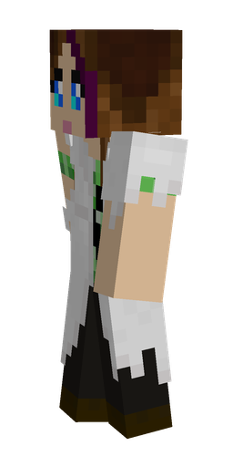 Black skin: body, left side render