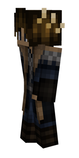 Black skin: body, left side render