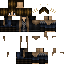Black skin: raw texture render
