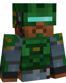 Black skin: bust render