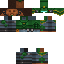 Black skin: raw texture render
