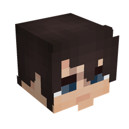 Black skin: head render