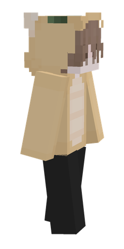 Black skin: body, right side render
