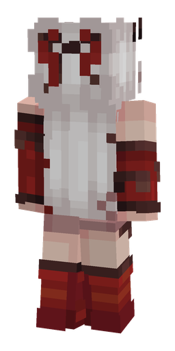 Pink skin: body, back render