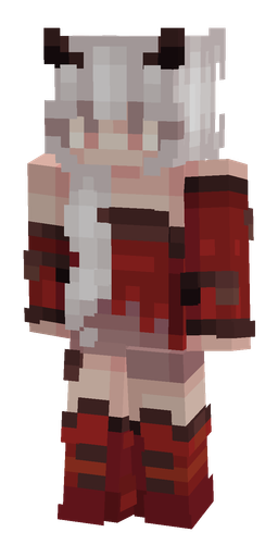 Pink skin: body, front render