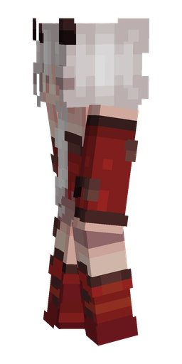 Pink skin: body, left side render