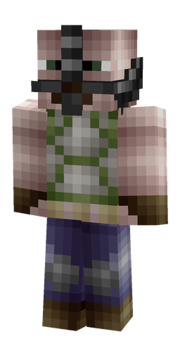 Black skin: body, front render