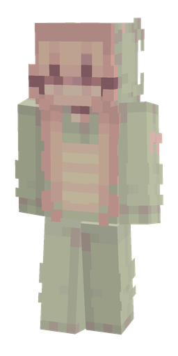 Green skin: body, front render