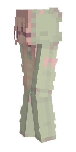 Green skin: body, left side render