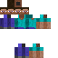 Blue skin: raw texture render