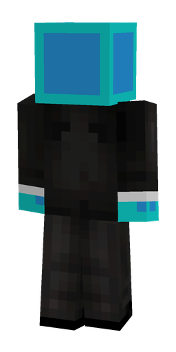 Black skin: body, back render