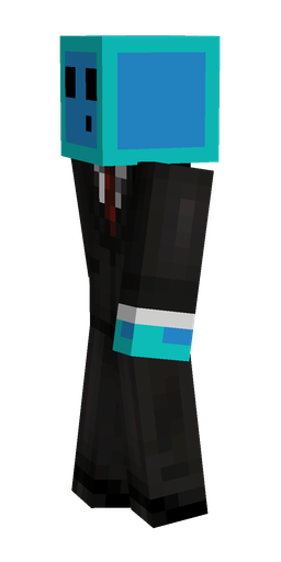 Black skin: body, left side render