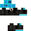 Black skin: raw texture render