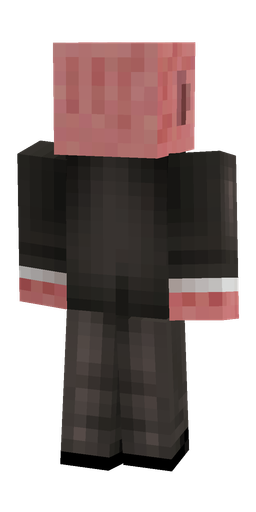 Black skin: body, back render