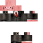 Black skin: raw texture render