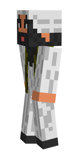 Black skin: body, left side render