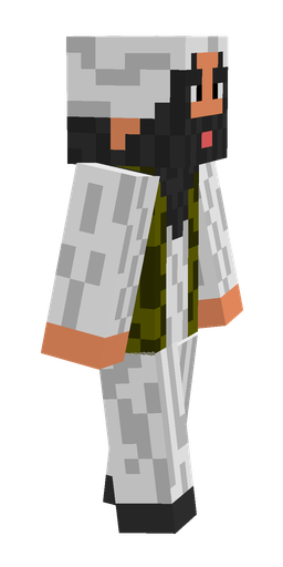 Black skin: body, right side render
