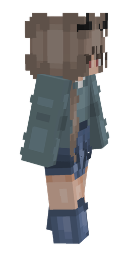 Blue skin: body, right side render