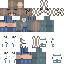 Blue skin: raw texture render