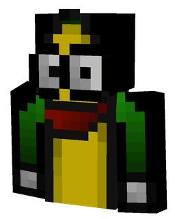 Black skin: bust render