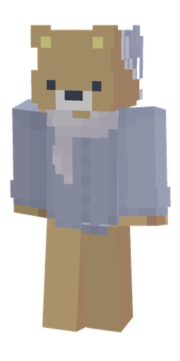 Blue skin: body, front render