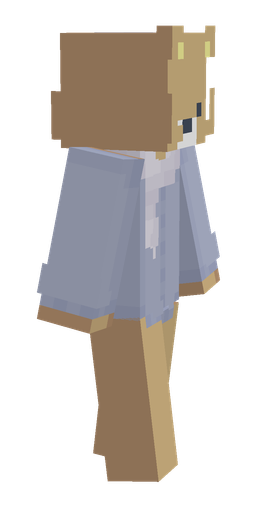 Blue skin: body, right side render