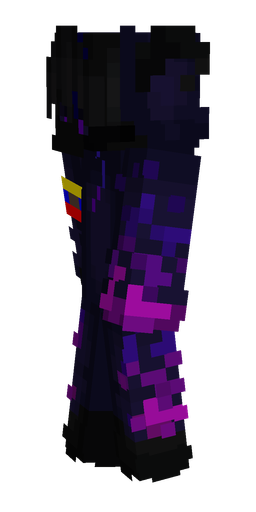 Black skin: body, left side render