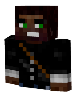 Black skin: bust render