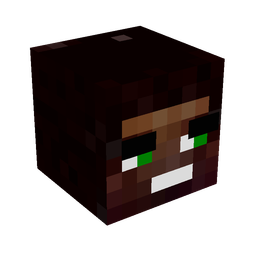 Black skin: head render