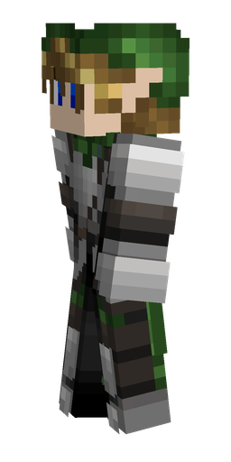 Black skin: body, left side render