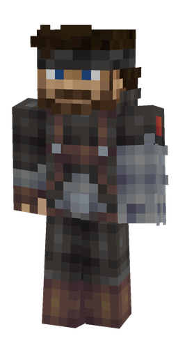 Black skin: body, front render