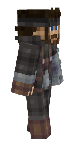 Black skin: body, right side render